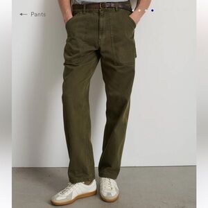 Alex Mill Painter Pant in Recycled Denim Size 32 x 30 Mens in Olive